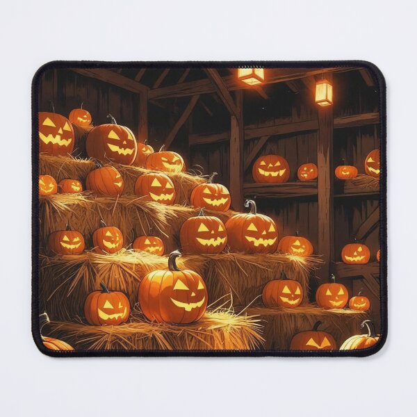 Item preview, Hayloft Pumpkins – Rustic Cottagecore Halloween designed and sold by Deezyned.