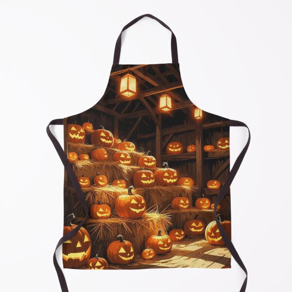 Item preview, Hayloft Pumpkins – Rustic Cottagecore Halloween designed and sold by Deezyned.