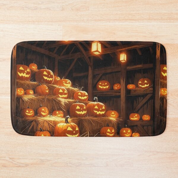 Item preview, Hayloft Pumpkins – Rustic Cottagecore Halloween designed and sold by Deezyned.
