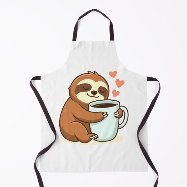 Item preview, Cute Sloth Hugging Big Coffee Cup designed and sold by KPArtzaaany.