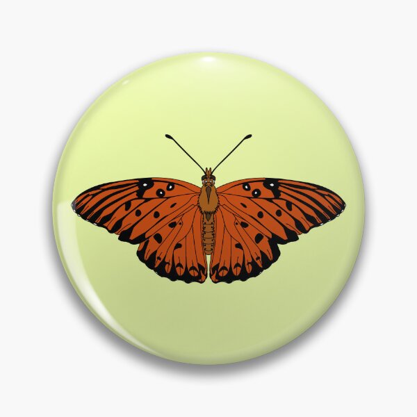 Item preview, Gulf fritillary (Agraulis vanillae) designed and sold by Procyonidae Creative.