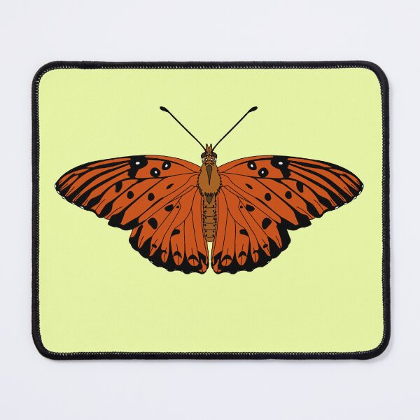 Item preview, Gulf fritillary (Agraulis vanillae) designed and sold by Procyonidae Creative.