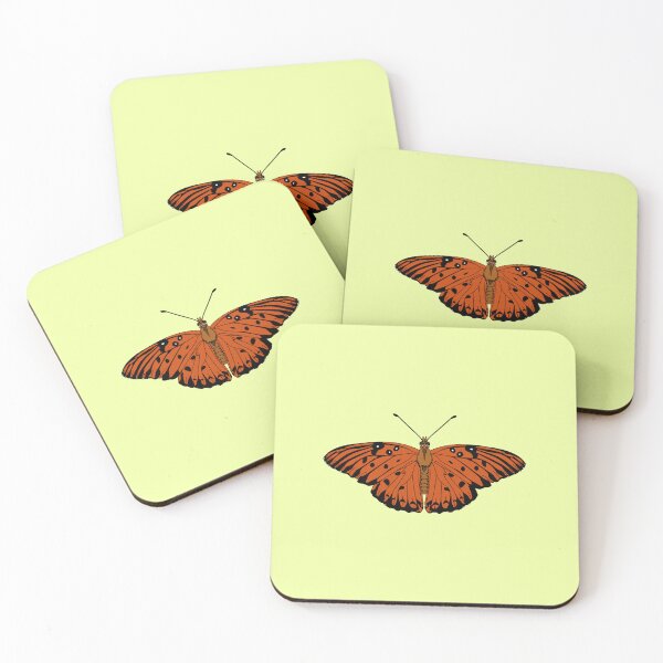 Item preview, Gulf fritillary (Agraulis vanillae) designed and sold by Procyonidae Creative.
