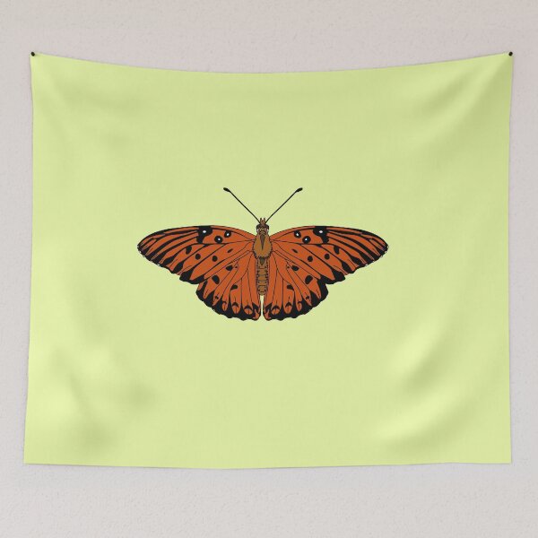 Item preview, Gulf fritillary (Agraulis vanillae) designed and sold by Procyonidae Creative.