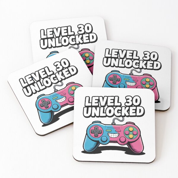 Item preview, LEVEL 30 UNLOCKED Gamer Birthday T-Shirt – Funny Video Game 30th Birthday Gift designed and sold by WanDee2025.