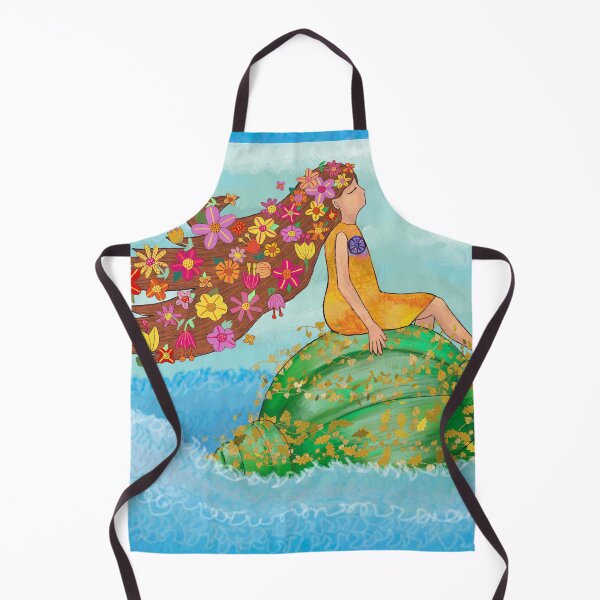 Item preview, Girl on Seashell – Dreamy Ocean Illustration designed and sold by Yoma-iknow.