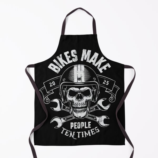 Item preview, Grinning Skull Biker Helmet with Crossed Wrenches in White and Gray designed and sold by SplashTastic.