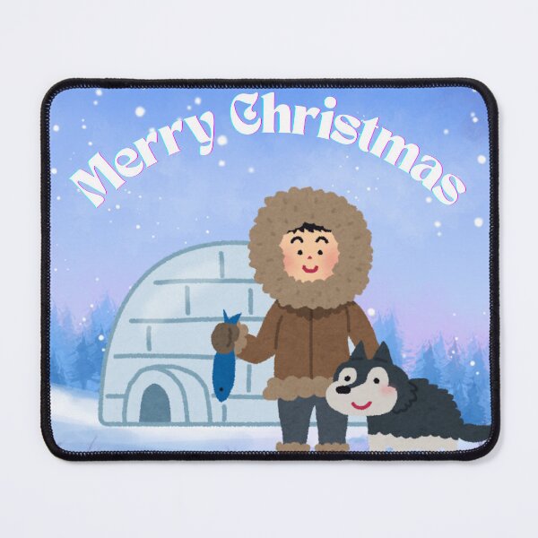 Item preview, merry christmas eskimo fishing designed and sold by mariana83.