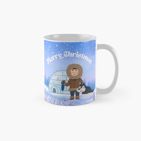 Item preview, merry christmas eskimo fishing designed and sold by mariana83.