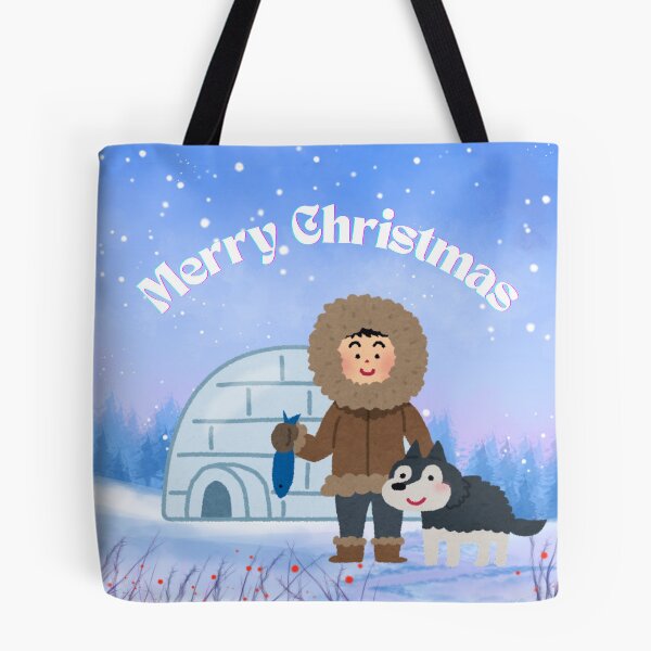 Item preview, merry christmas eskimo fishing designed and sold by mariana83.