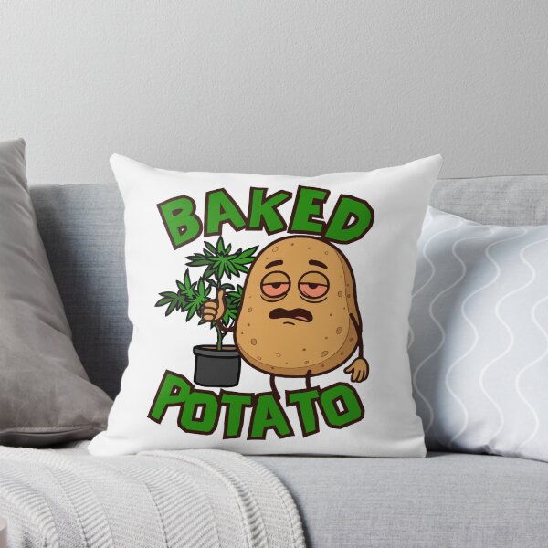 Item preview, Baked Potato Stoner Pun designed and sold by UNK-Fatigues.
