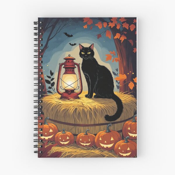 Item preview, Black Cat in the Hay – Cottagecore Halloween Charm designed and sold by Deezyned.