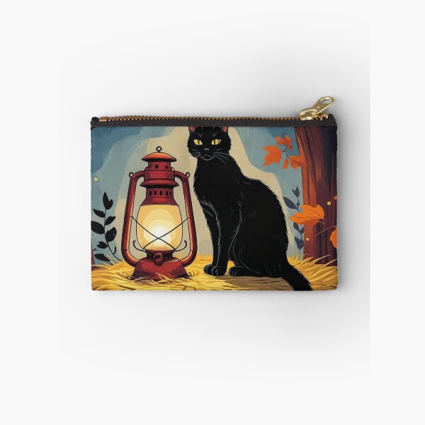 Item preview, Black Cat in the Hay – Cottagecore Halloween Charm designed and sold by Deezyned.