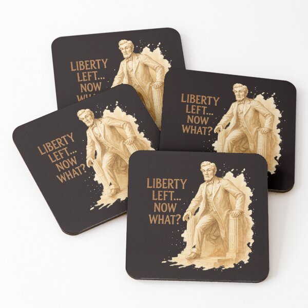 Item preview, Liberty Left… Now What? – Lincoln Memorial Watercolor Illustration designed and sold by Tadeusz1.