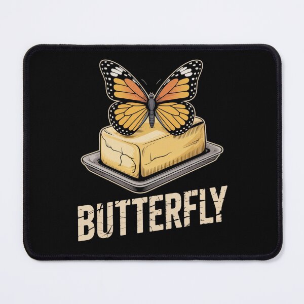 Item preview, Funny Butterfly Pun Shirt – Butter with Wings Joke Design designed and sold by NO-STUDIO.