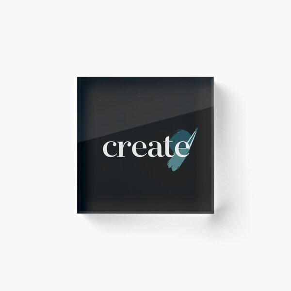Item preview, "Create" Brush Stroke Graphic designed and sold by Piano-pn.