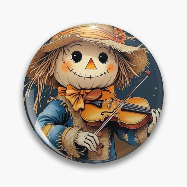 Item preview, Scarecrow Serenade – Cottagecore Barnyard Halloween designed and sold by Deezyned.
