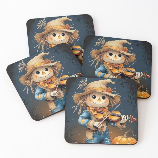 Item preview, Scarecrow Serenade – Cottagecore Barnyard Halloween designed and sold by Deezyned.