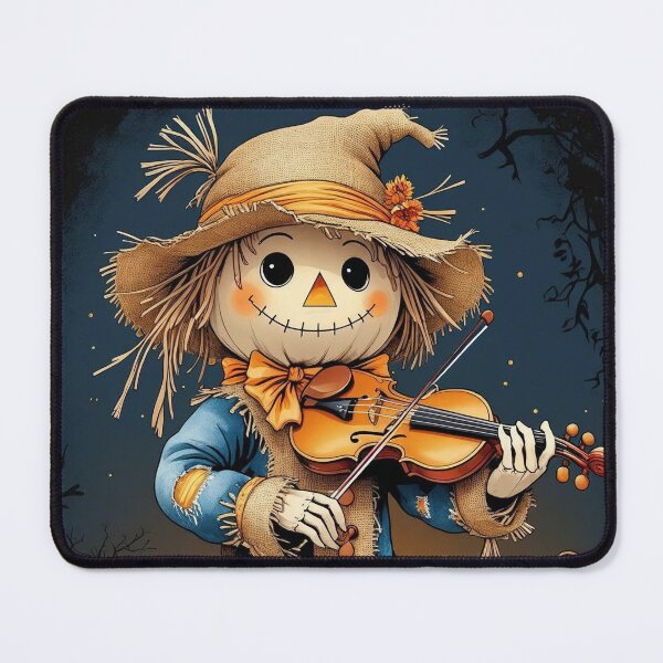 Item preview, Scarecrow Serenade – Cottagecore Barnyard Halloween designed and sold by Deezyned.