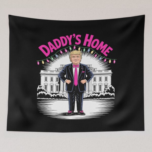 Item preview, Daddys Home White Trump House Christmas Lights Women Girls  designed and sold by Charidana.