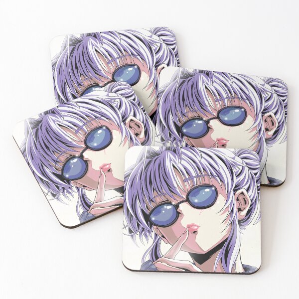 Item preview, Portrait of a Stylish Anime Girl – Gojo-Inspired Cool Look designed and sold by AirForceTuan.