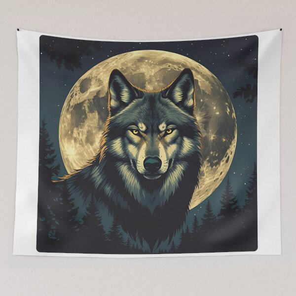 Item preview, Wolf moon designed and sold by MightTs.