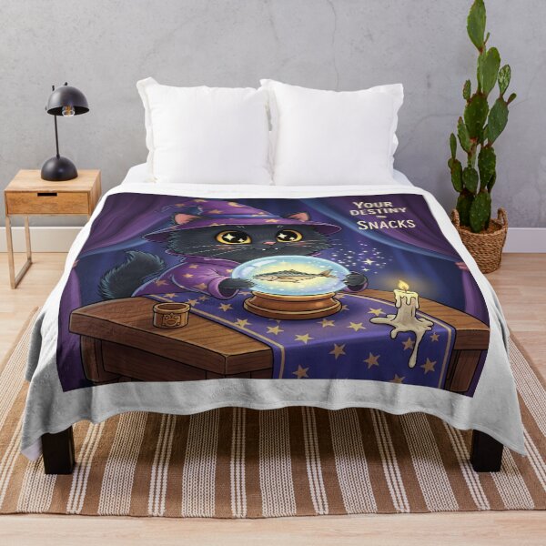 Item preview, Fortune teller cat predicts the future, a cute and funny cartoon illustration designed and sold by catlovers2025.