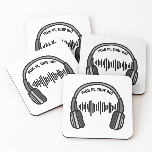 Item preview, Plug In Tune Out Headphone Design designed and sold by Superejayyy.