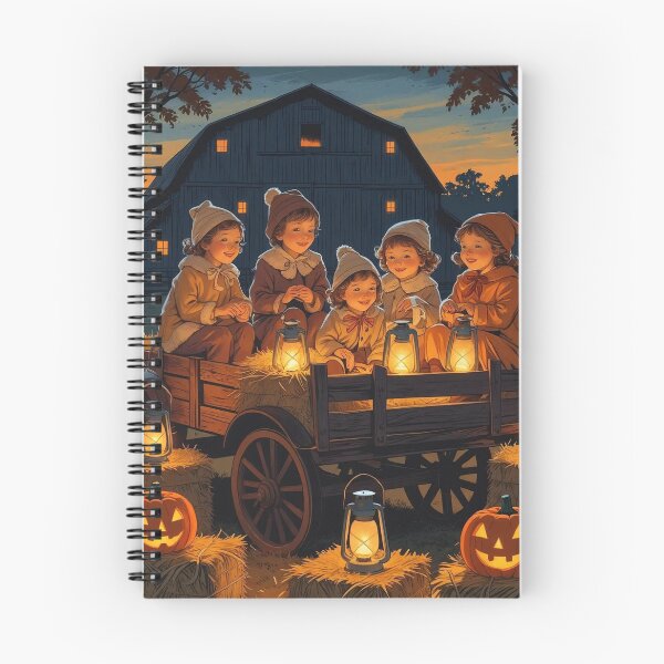 Item preview, Lantern Hayride – Rustic Halloween Glow designed and sold by Deezyned.