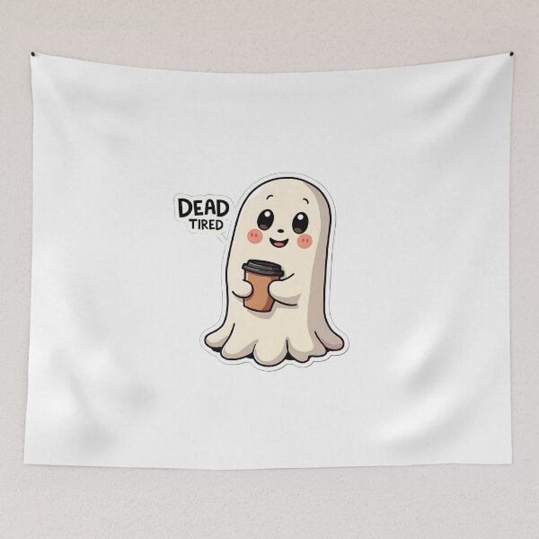 Item preview, Dead Tired Ghost Coffee Art designed and sold by HasHs.