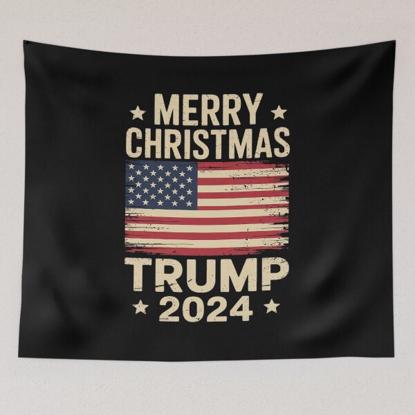 Item preview, Donald Trump Merry Christmas America Election  designed and sold by Charidana.