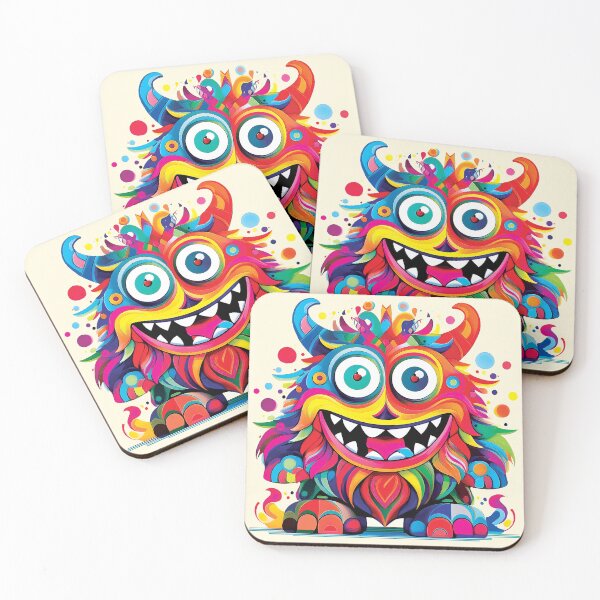 Item preview, My Cuddly Monster, Friendly Fun, Cute Friend designed and sold by CharlottePlaceArt.