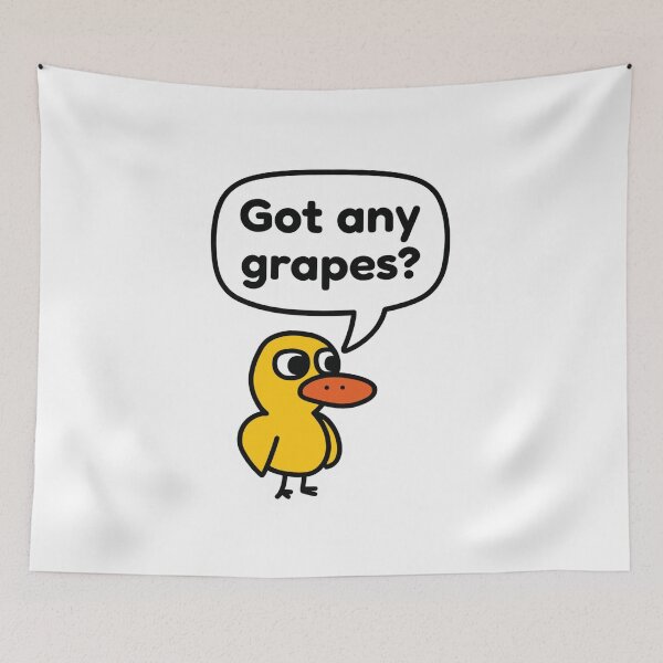 Item preview, Got any grapes - the duck song designed and sold by CozyCloudz.