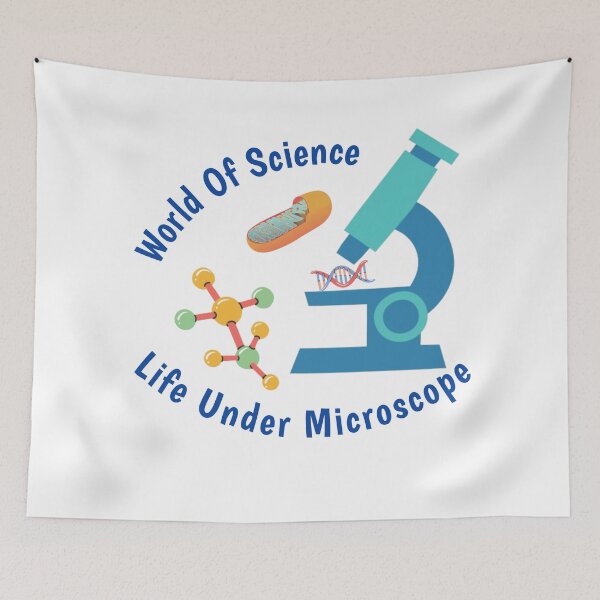 Item preview, Science-world under microscope  designed and sold by Roova-art.