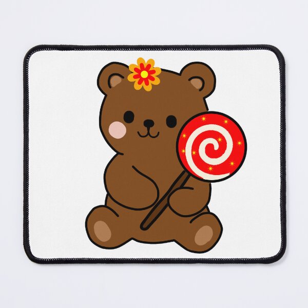 Item preview, A cute brown bear holding a candy designed and sold by tamm-sai.