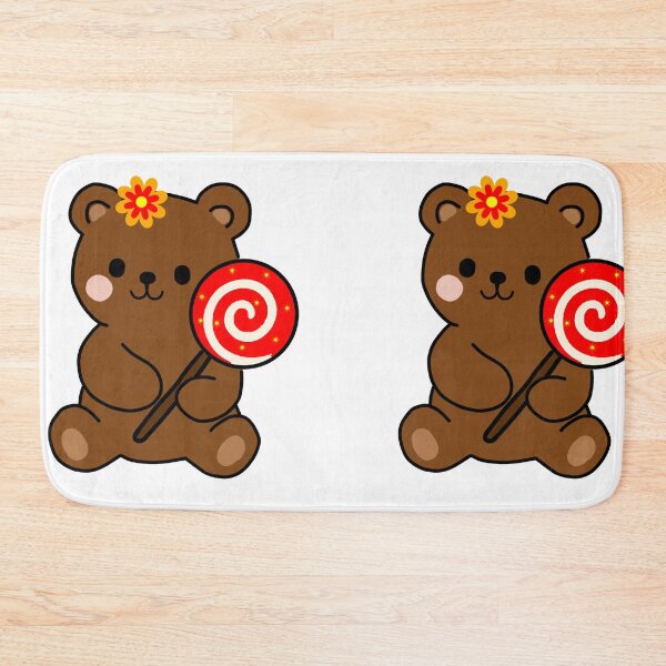 Item preview, A cute brown bear holding a candy designed and sold by tamm-sai.