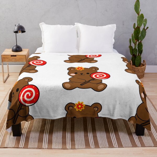 Item preview, A cute brown bear holding a candy designed and sold by tamm-sai.