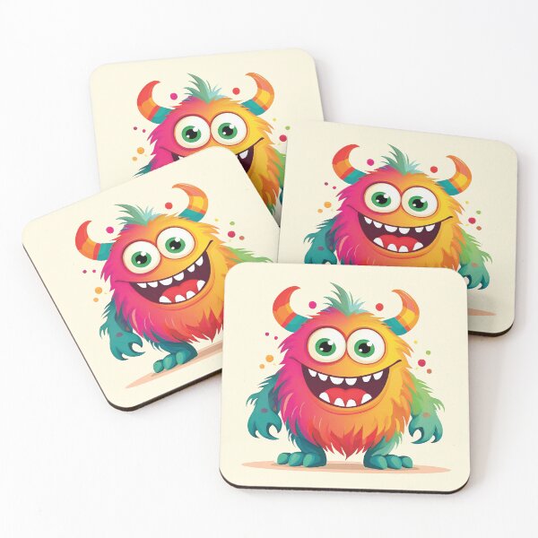Item preview, My Cuddly Monster, Friendly Fun, Cute Friend designed and sold by CharlottePlaceArt.