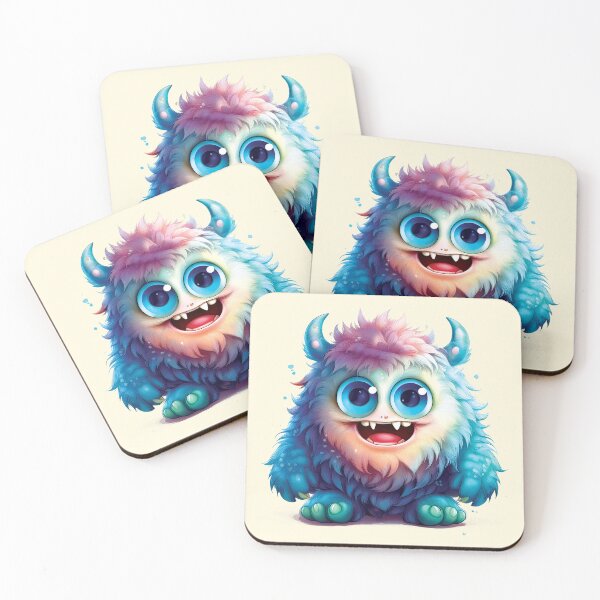 Item preview, My Cuddly Monster, Friendly Fun, Cute Friend designed and sold by CharlottePlaceArt.
