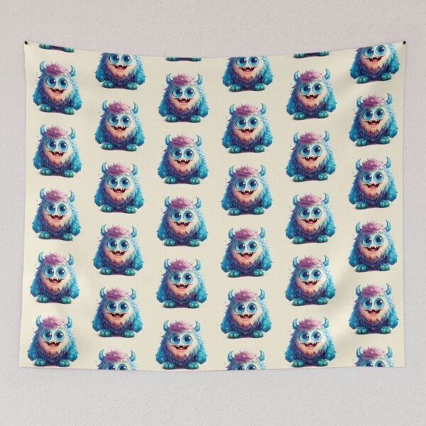Item preview, My Cuddly Monster, Friendly Fun, Cute Friend designed and sold by CharlottePlaceArt.