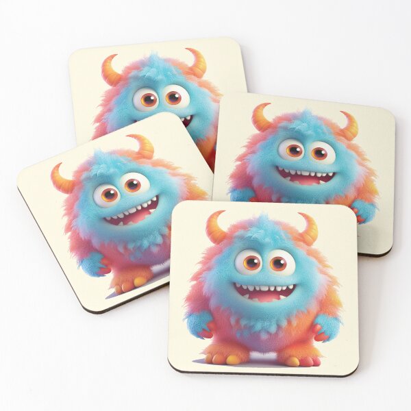 Item preview, My Cuddly Monster, Friendly Fun, Cute Friend designed and sold by CharlottePlaceArt.