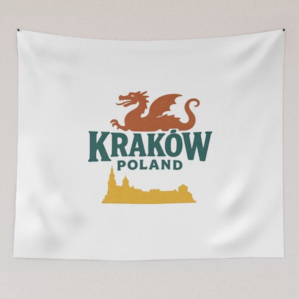 Artikelvorschau, Vintage Krakau Polen Drachen Design entworfen und verkauft von FlorynShop.