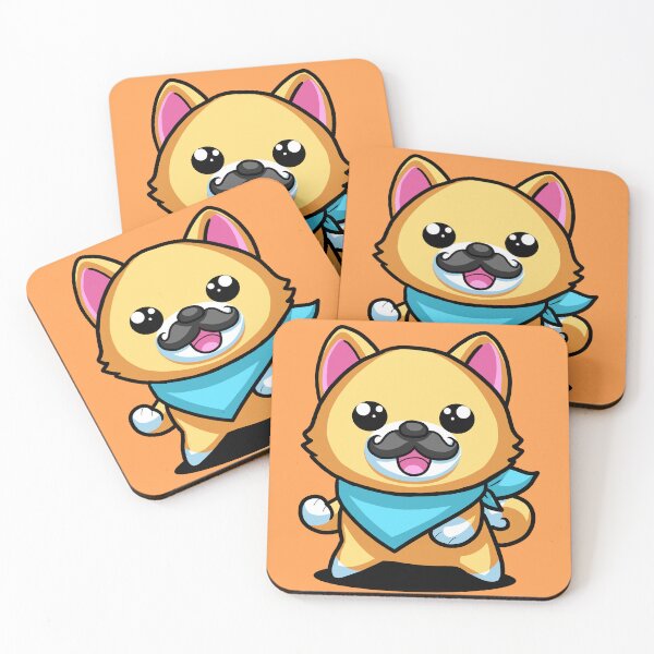 Item preview, Chibi Shiba Inu Mascot with Moustache designed and sold by AirForceTuan.