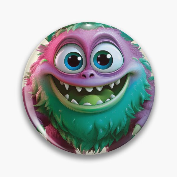 Item preview, My Cuddly Monster, Friendly Fun, Cute Friend designed and sold by CharlottePlaceArt.