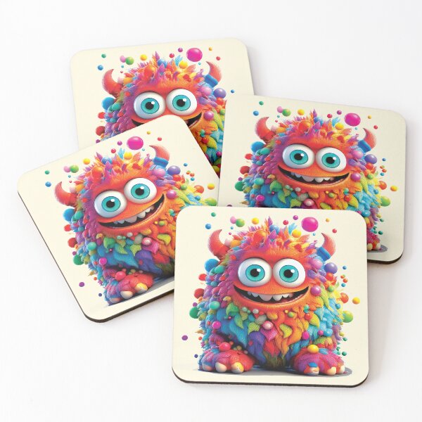 Item preview, My Cuddly Monster, Friendly Fun, Cute Friend designed and sold by CharlottePlaceArt.