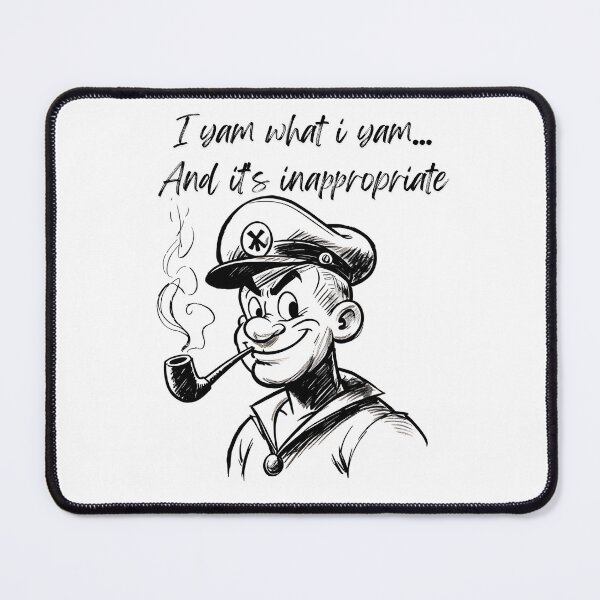 Item preview, I yam what i yam and it's inappropriate designed and sold by whatthefoxsays.