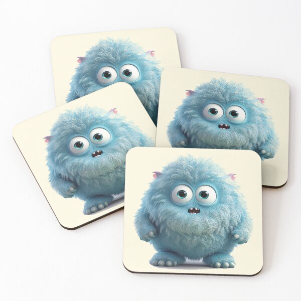 Item preview, My Cuddly Monster, Friendly Fun, Cute Friend designed and sold by CharlottePlaceArt.