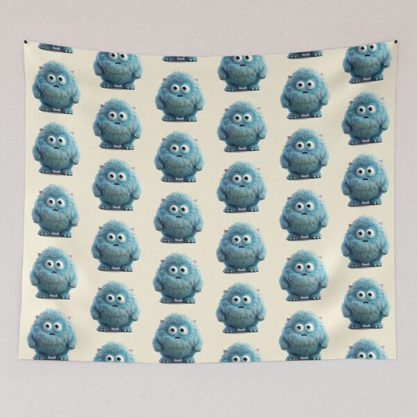 Item preview, My Cuddly Monster, Friendly Fun, Cute Friend designed and sold by CharlottePlaceArt.
