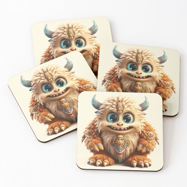 Item preview, My Cuddly Monster, Friendly Fun, Cute Friend designed and sold by CharlottePlaceArt.