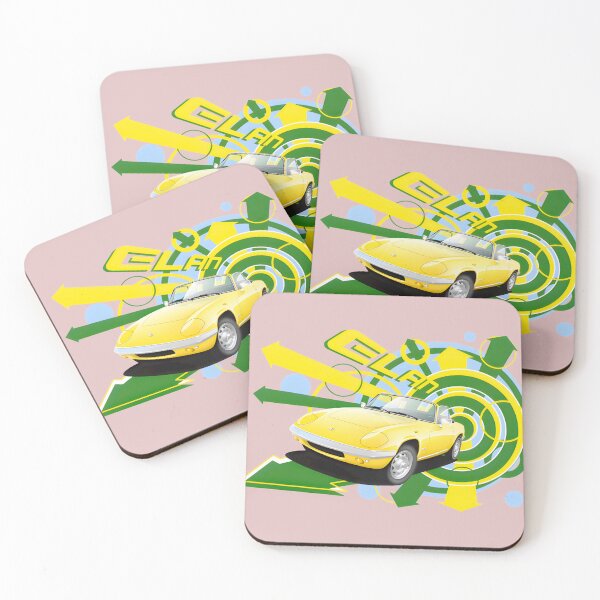 Item preview, Elan Roadster Retro Vibe | Dynamic Abstract Car Art designed and sold by MateoBennett.